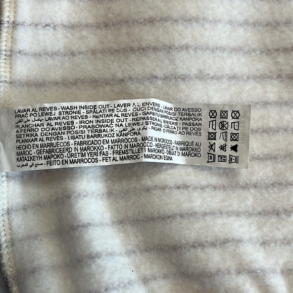 Zara baby, toddler stripped ecru & brown sweatshirt 18-24m - Picture 6 of 7